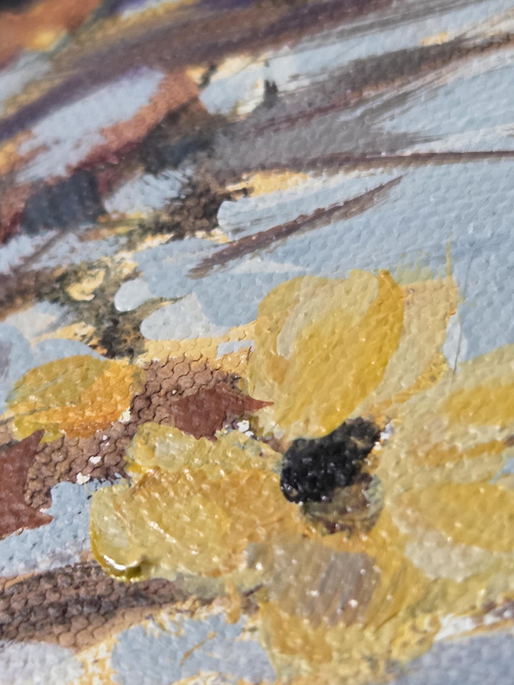 Street Flowers - 8x10 acrylic
