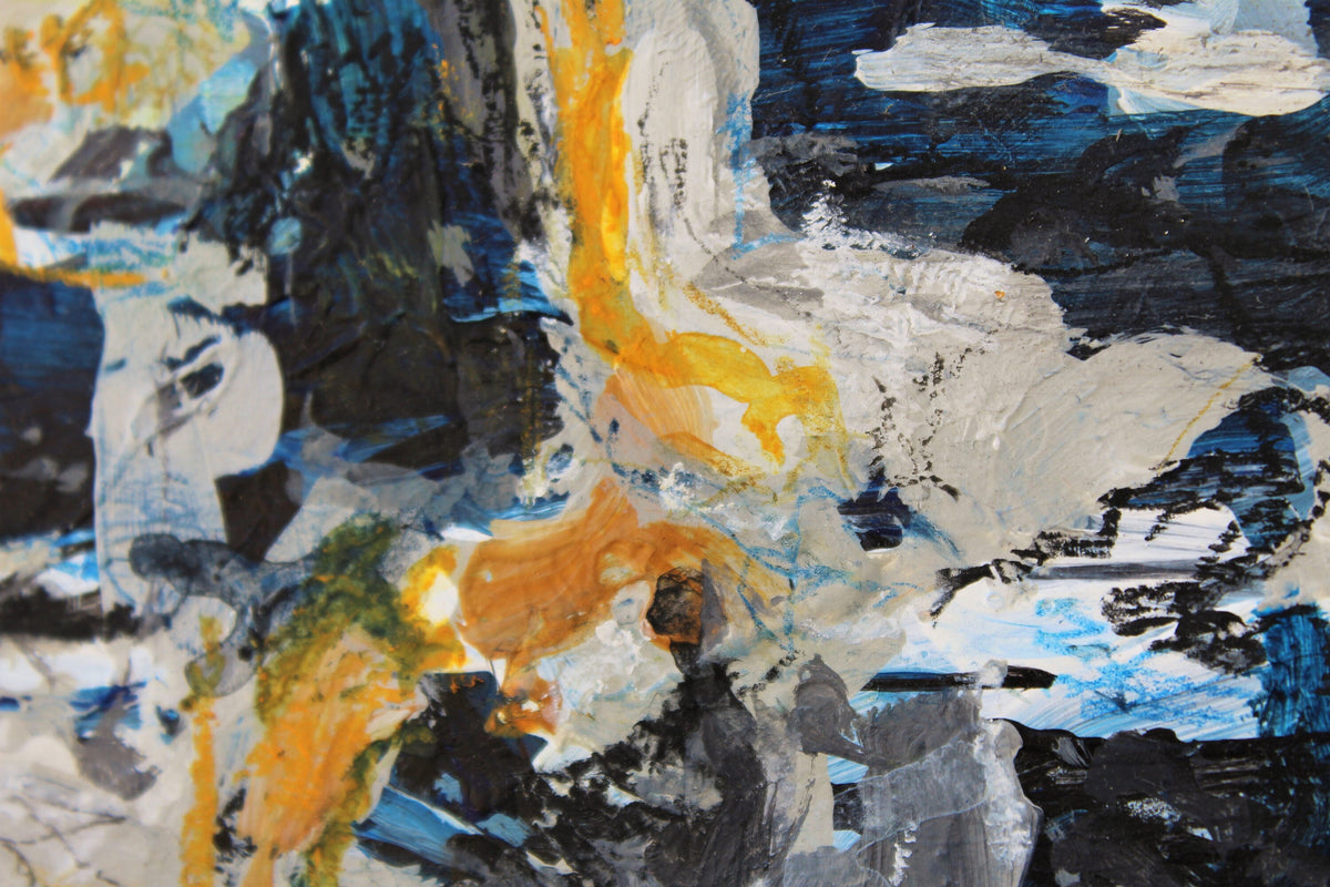 Chasm - mixed media