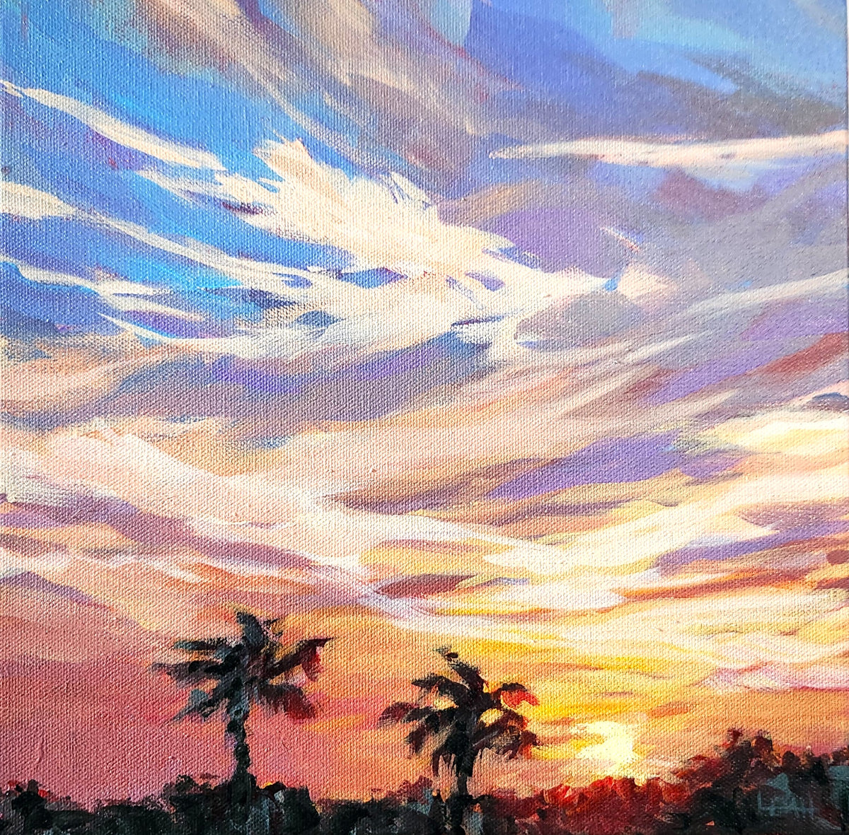 Sunset Trees