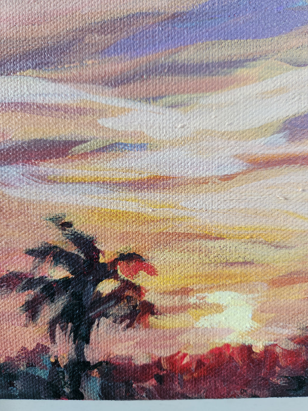 Sunset Trees
