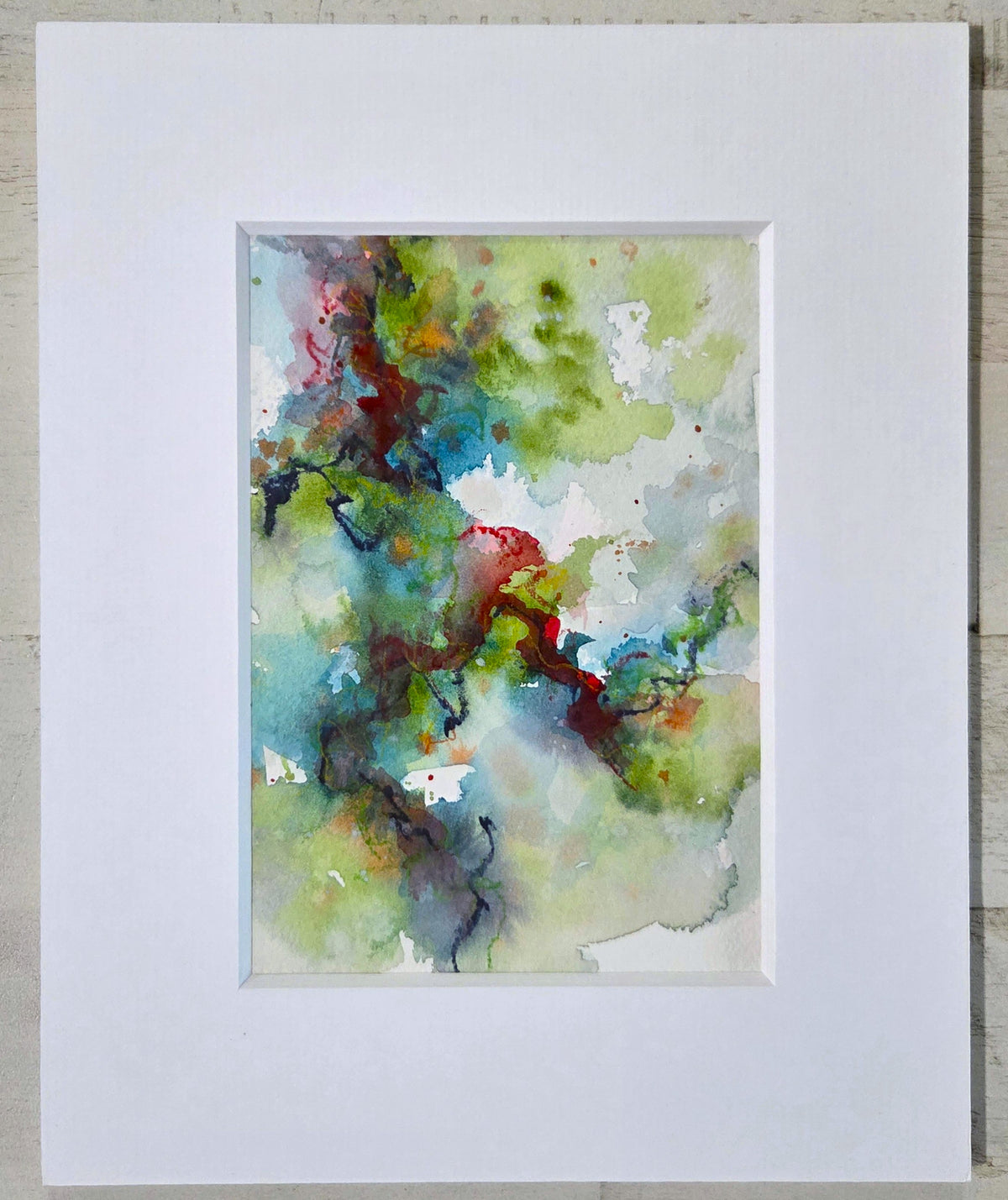 Controlled Burn - watercolor