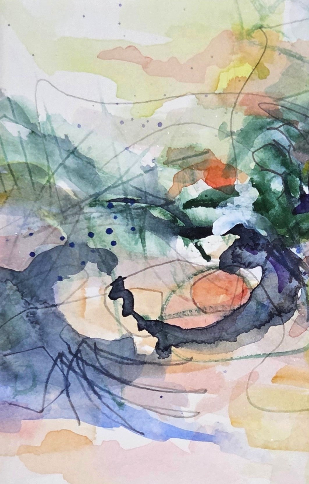 One More Ride - watercolor
