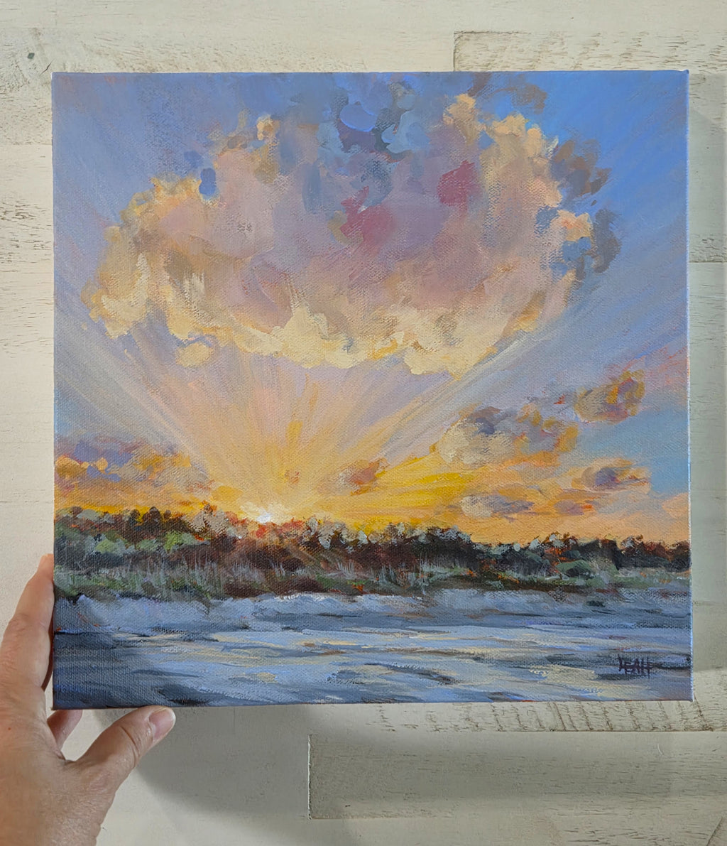 Sunset Boom Over the Dune