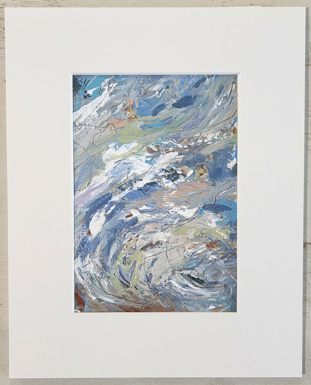 Textured Wave - on paper