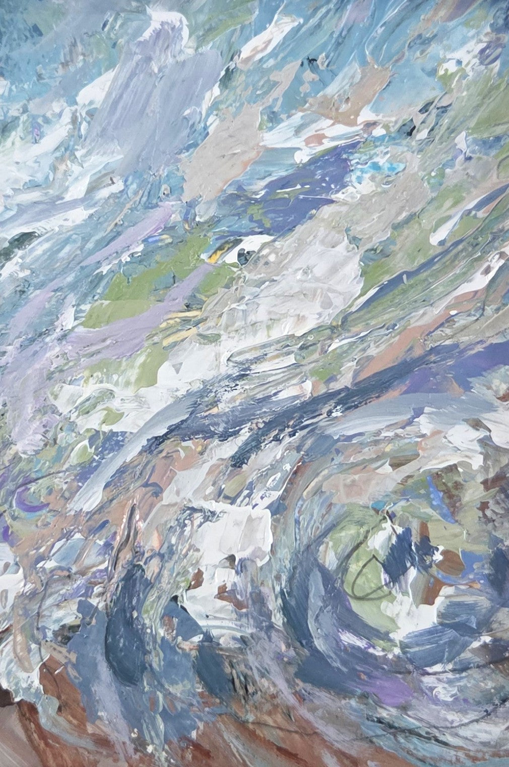 Textured Wave 2 - on paper