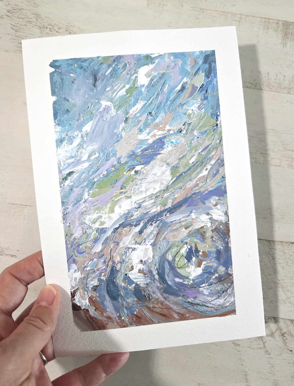 Textured Wave 2 - on paper