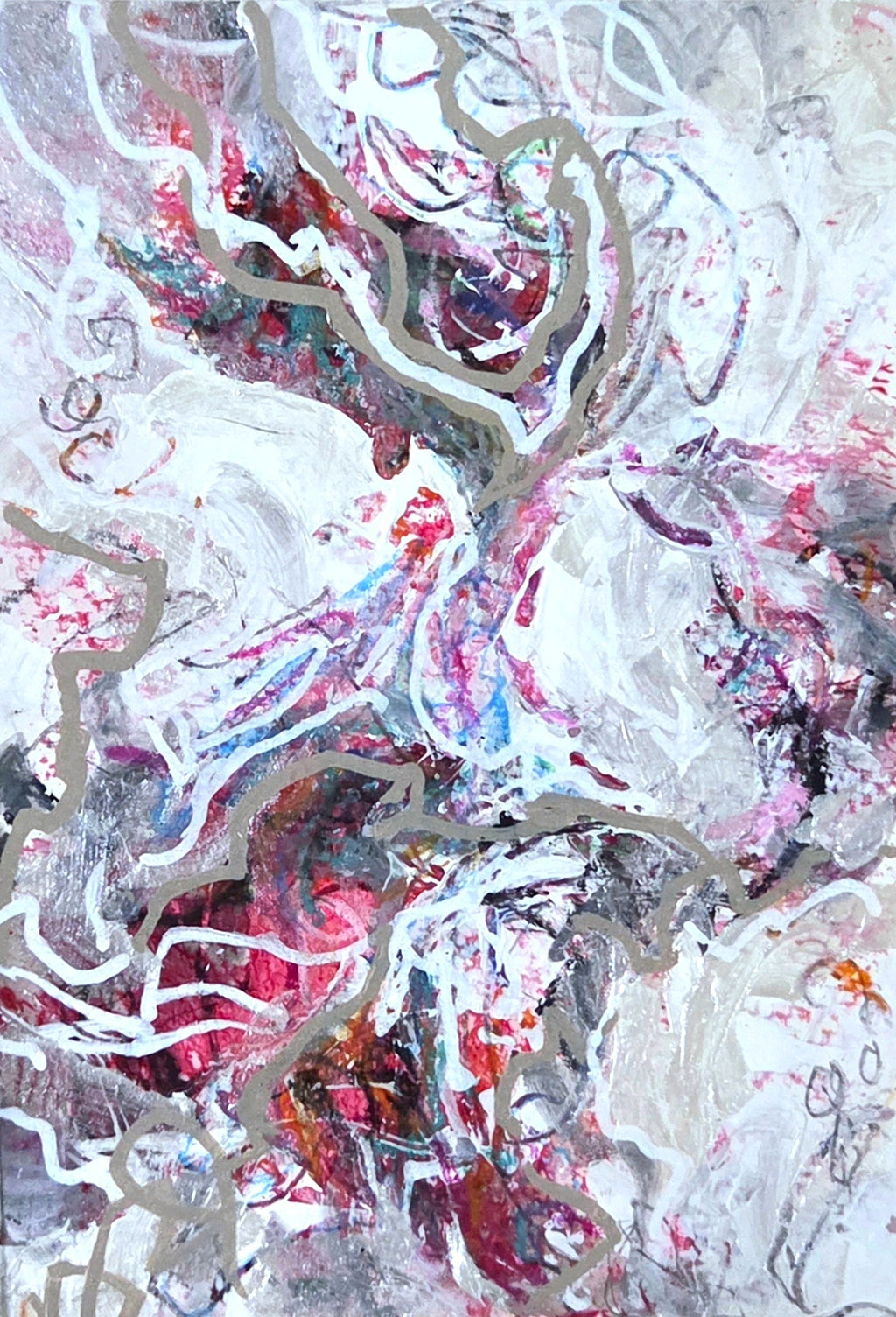 No Strings Attached 2 - mixed media