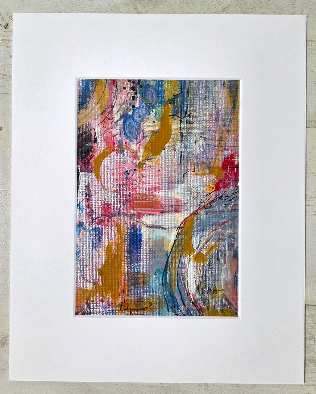 Tie Dyed 2 - mixed media