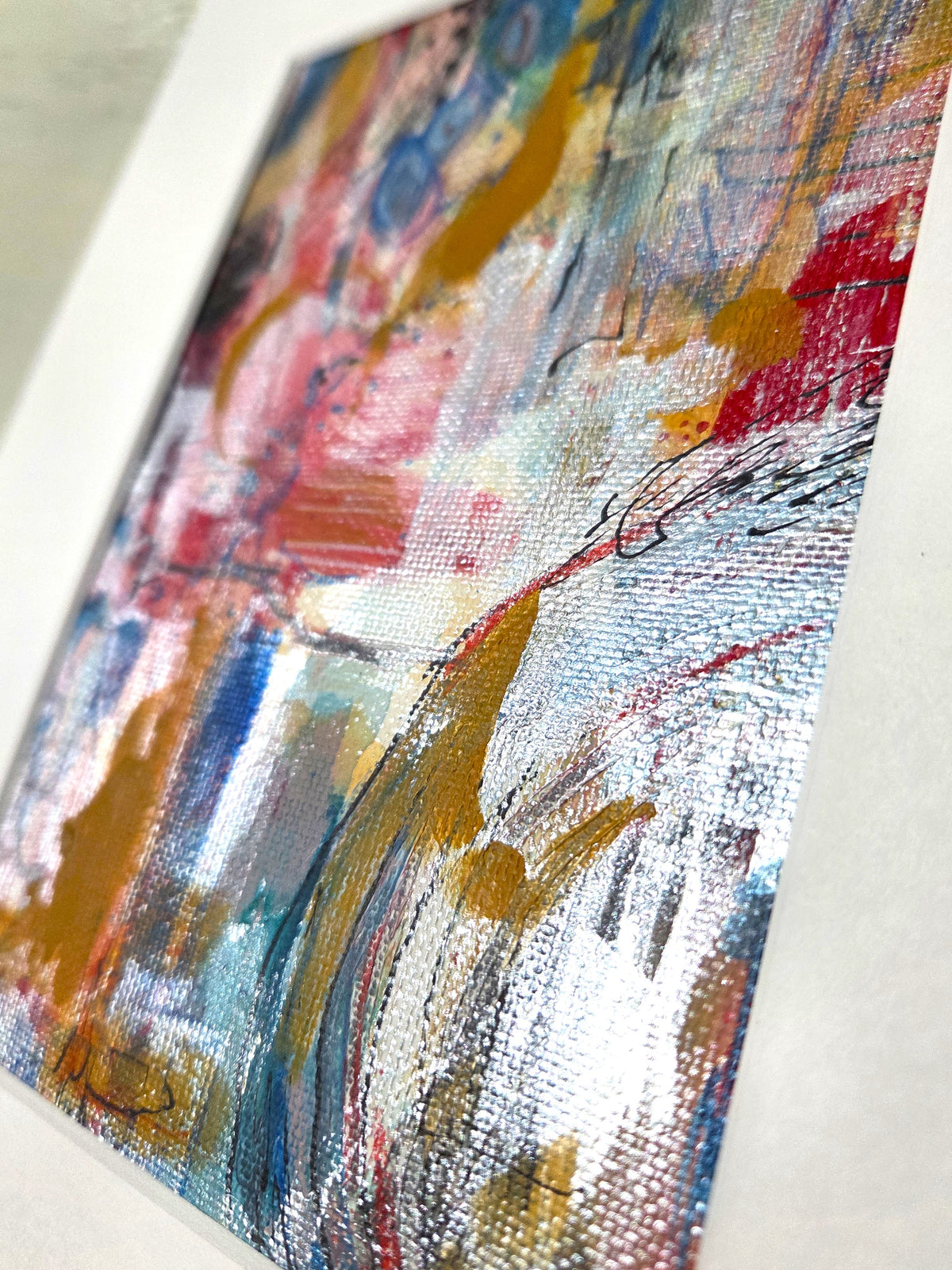 Tie Dyed 2 - mixed media