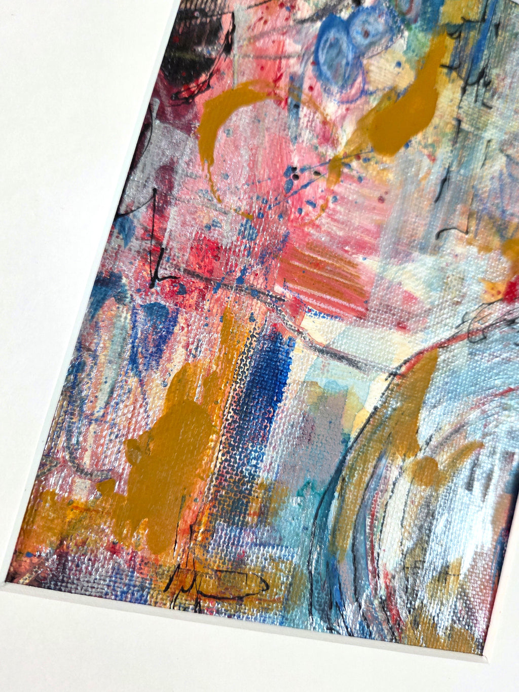 Tie Dyed 2 - mixed media