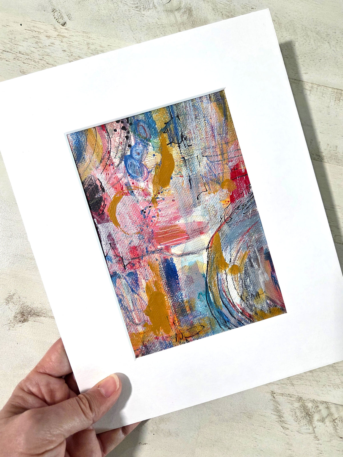 Tie Dyed 2 - mixed media