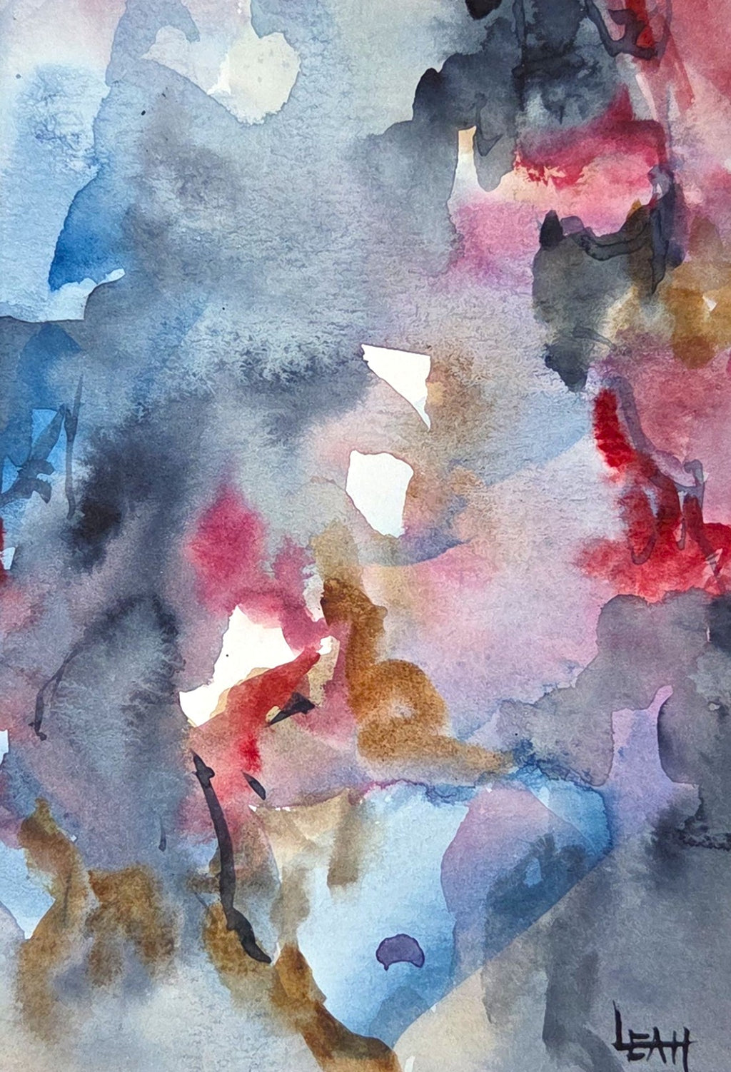Misty Hopes - watercolor