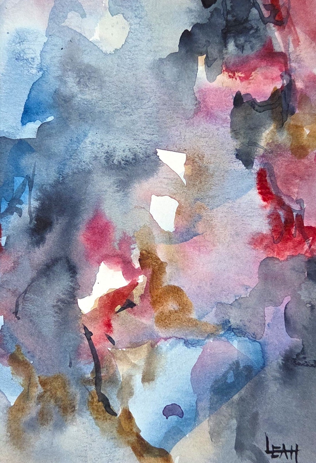 Misty Hopes - watercolor