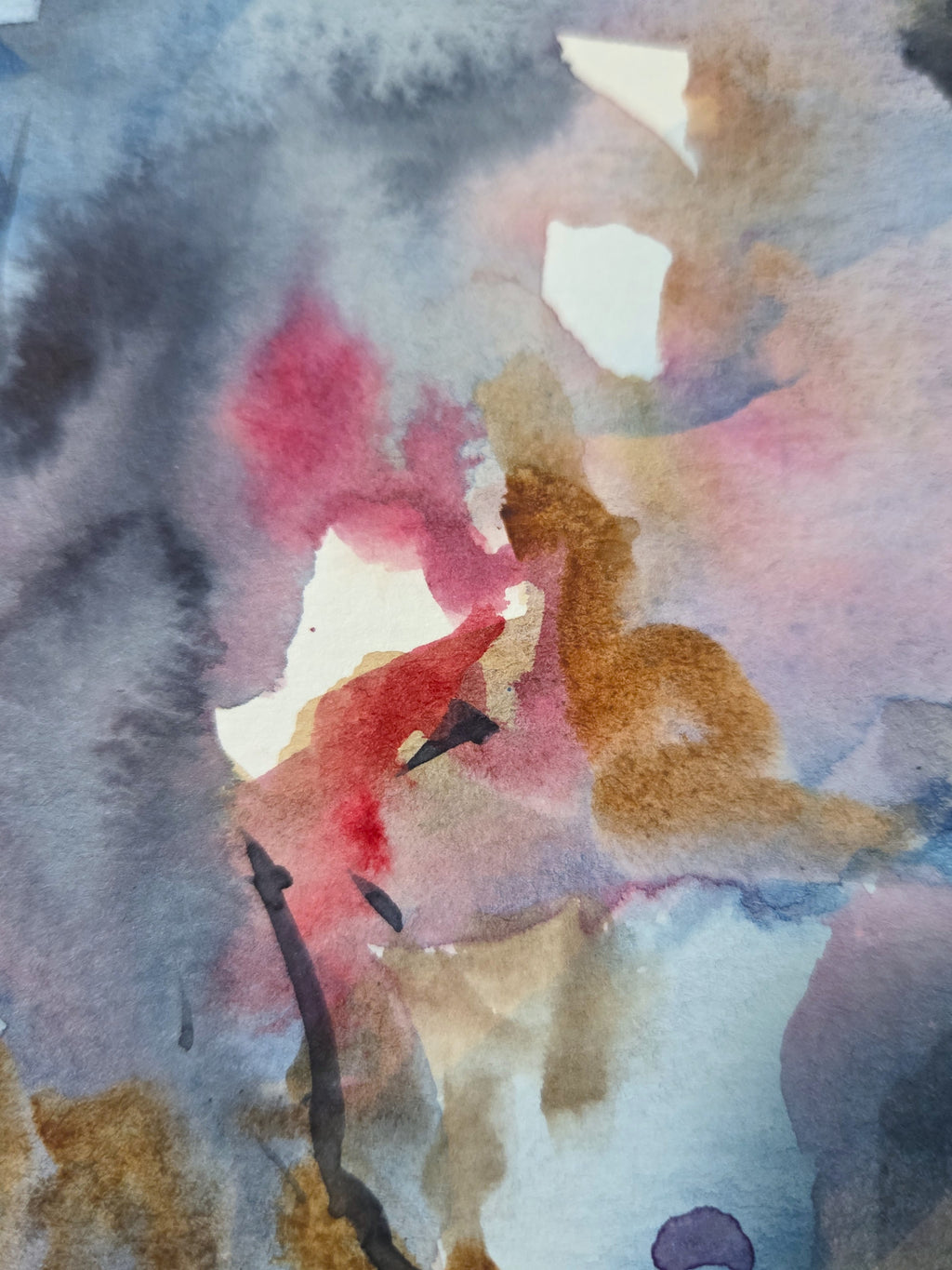 Misty Hopes - watercolor