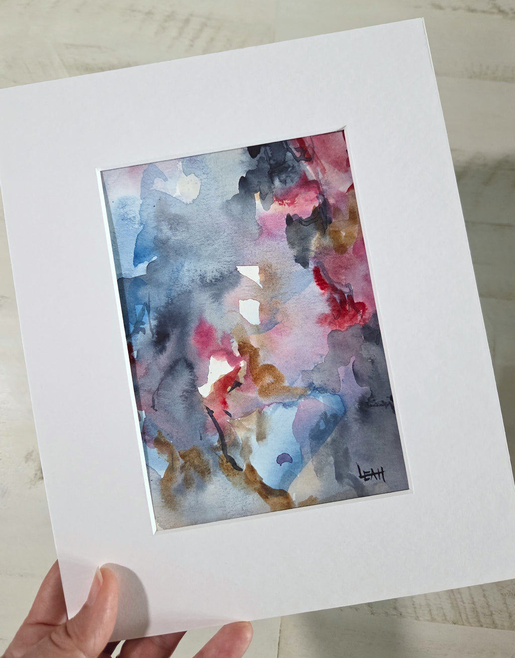 Misty Hopes - watercolor