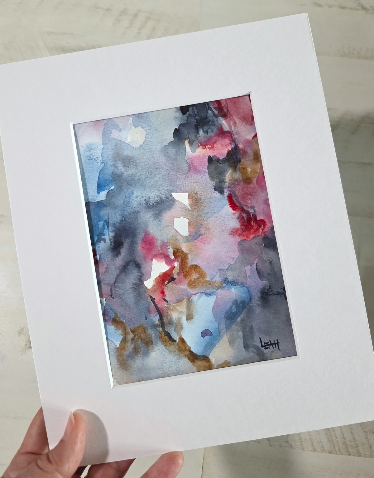 Misty Hopes - watercolor