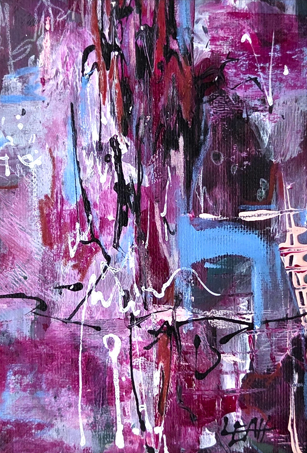 Wicked Amethyst 2 - mixed media