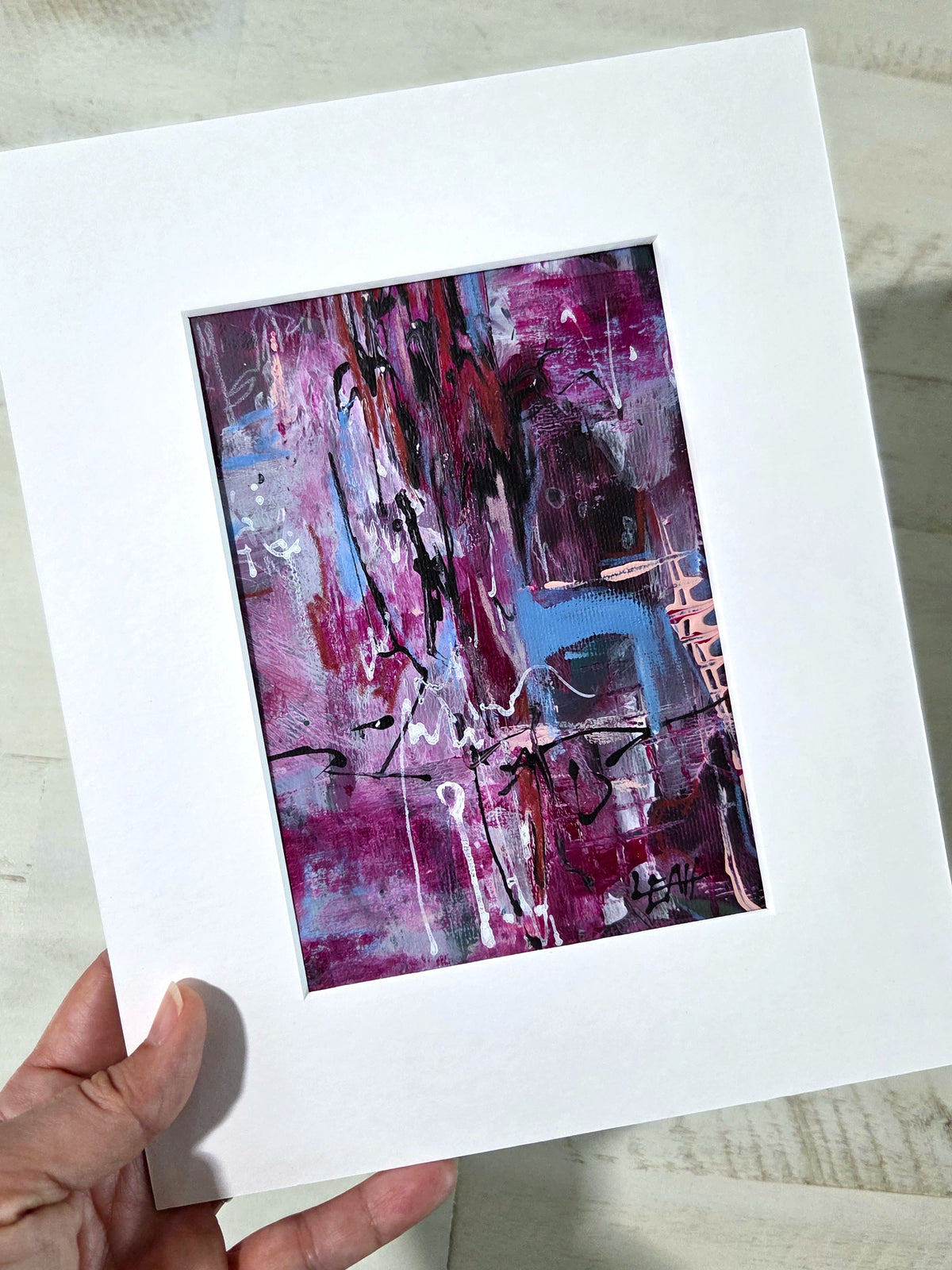 Wicked Amethyst 2 - mixed media