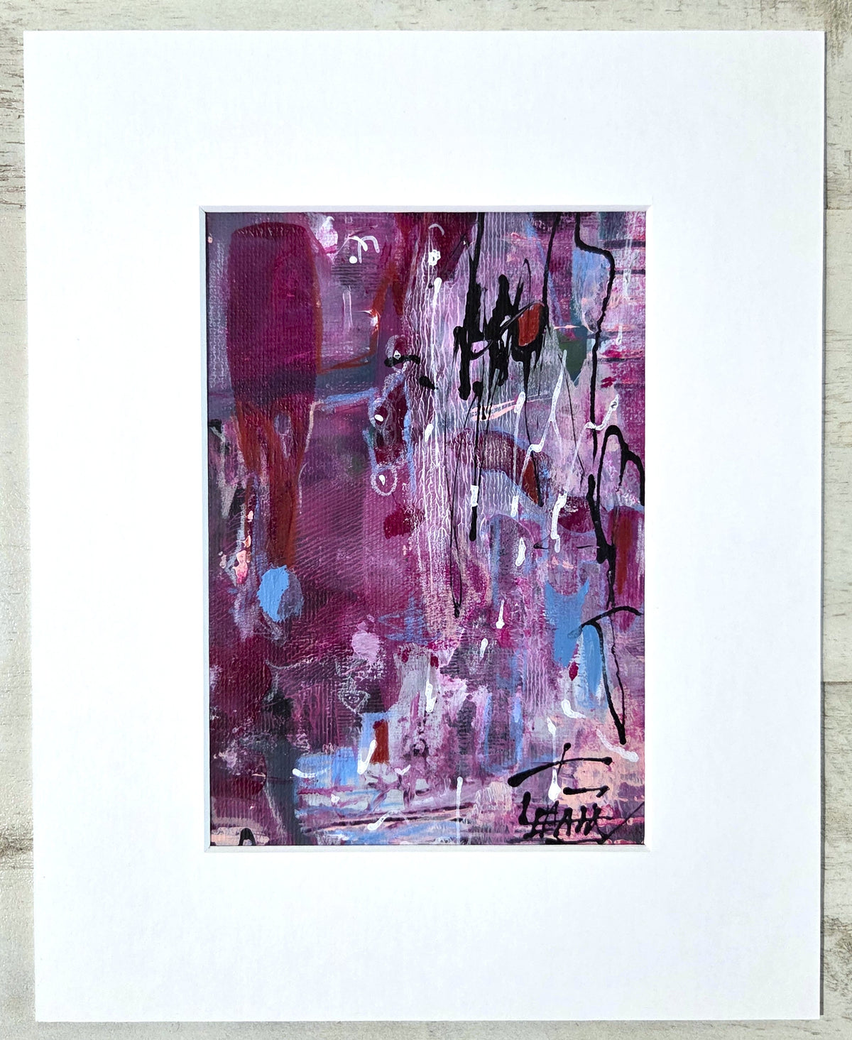 Wicked Amethyst - mixed media