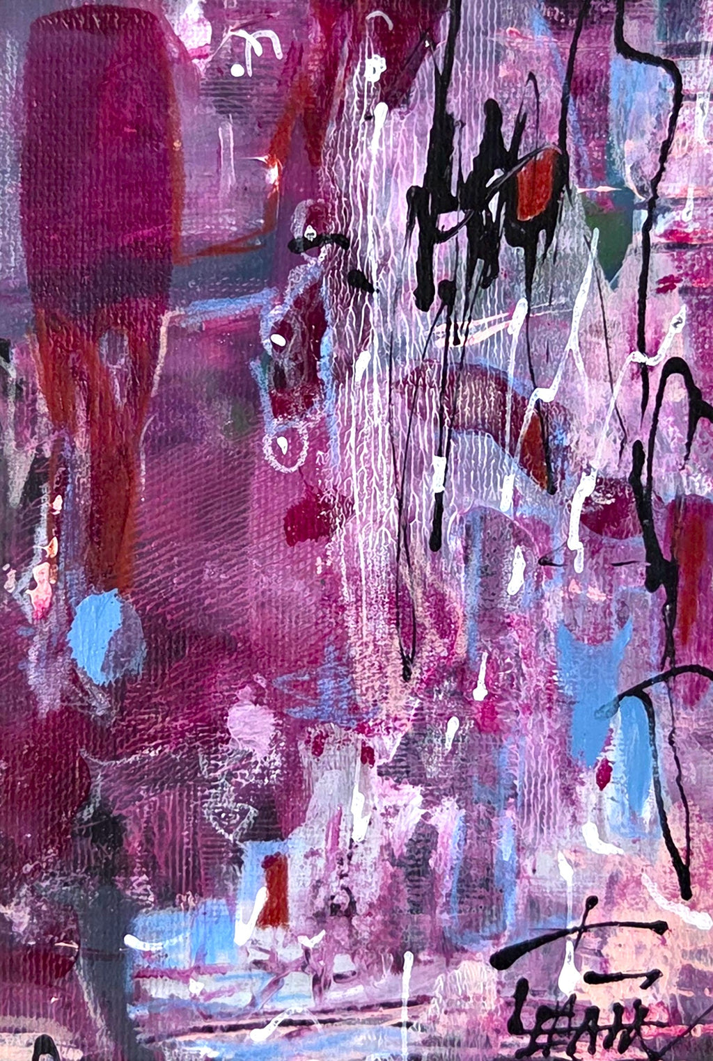 Wicked Amethyst - mixed media