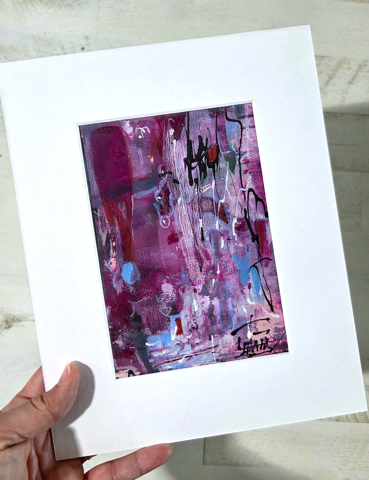 Wicked Amethyst - mixed media