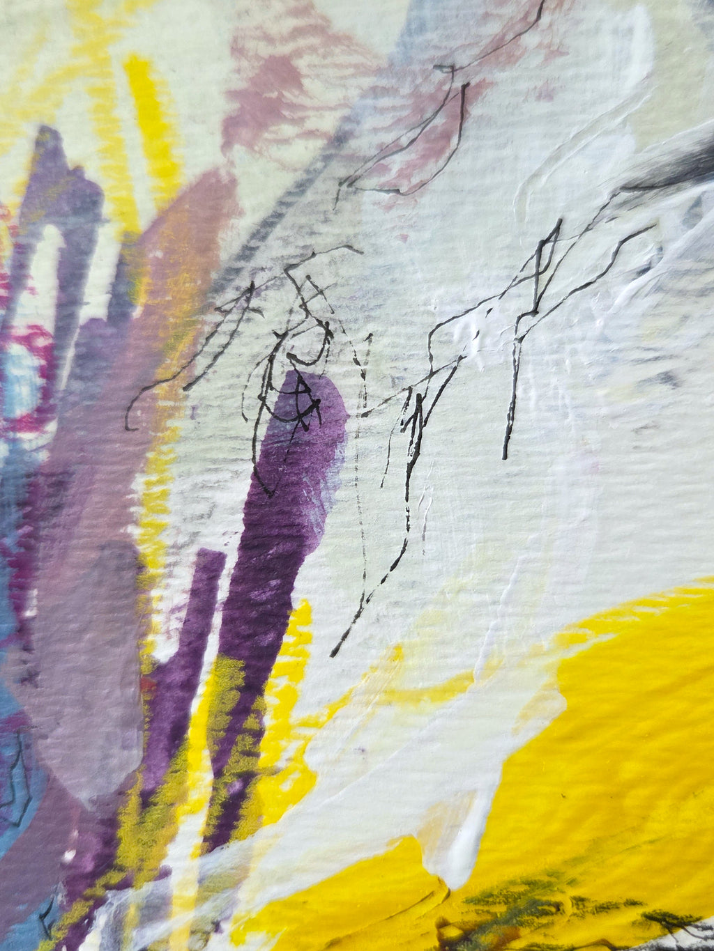 Overcome the Hurdles - mixed media