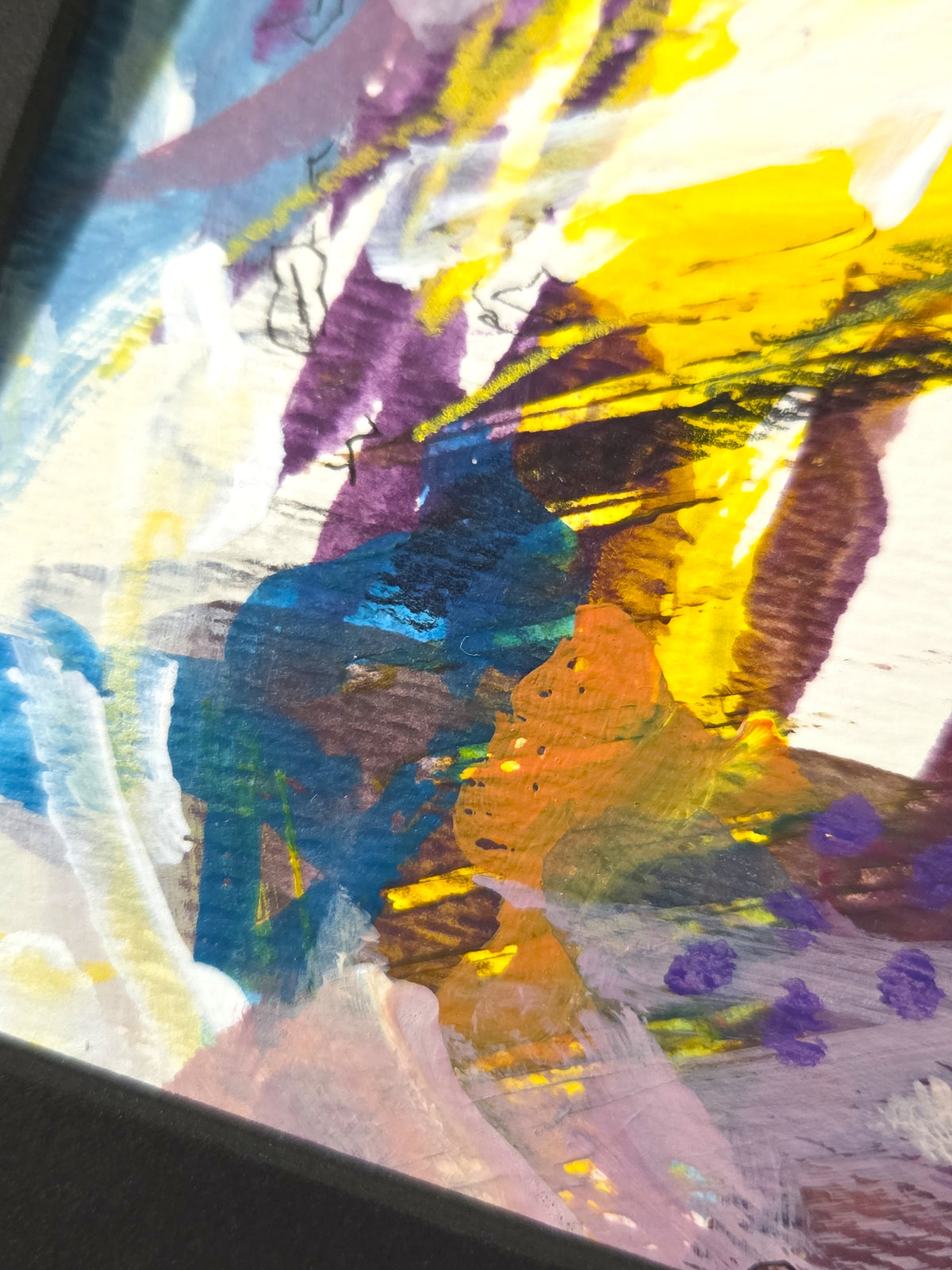 Overcome the Hurdles - mixed media