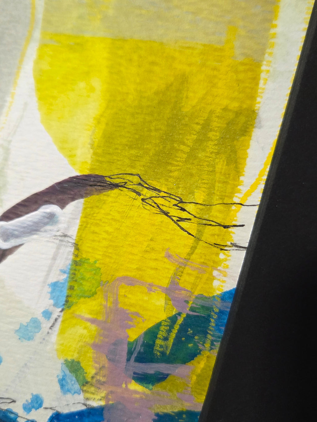 Overcome the Hurdles 2 - mixed media