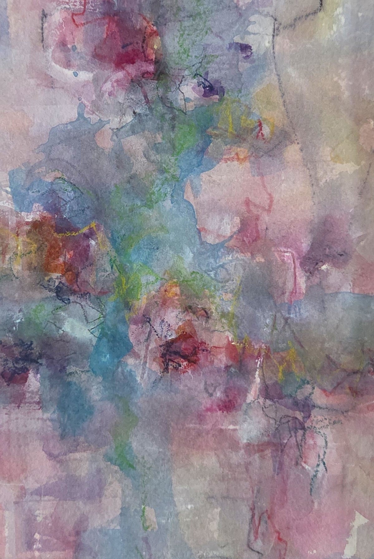 Pink Dream - watercolor