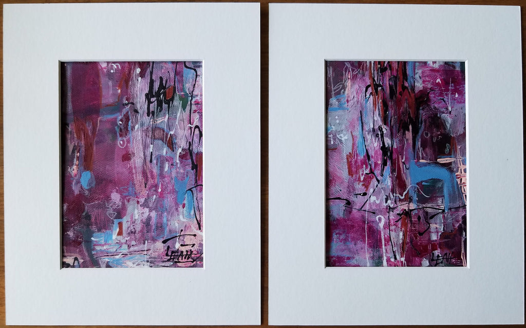 Wicked Amethyst 2 - mixed media