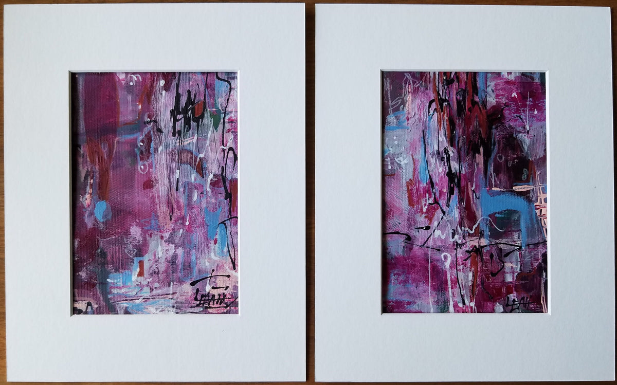 Wicked Amethyst 2 - mixed media