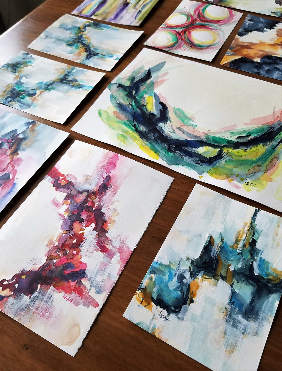Free Form - watercolor on paper