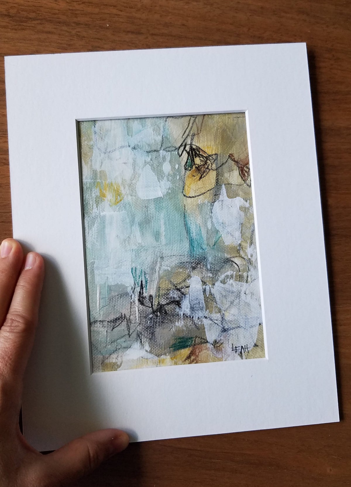 Gems - mixed media abstract
