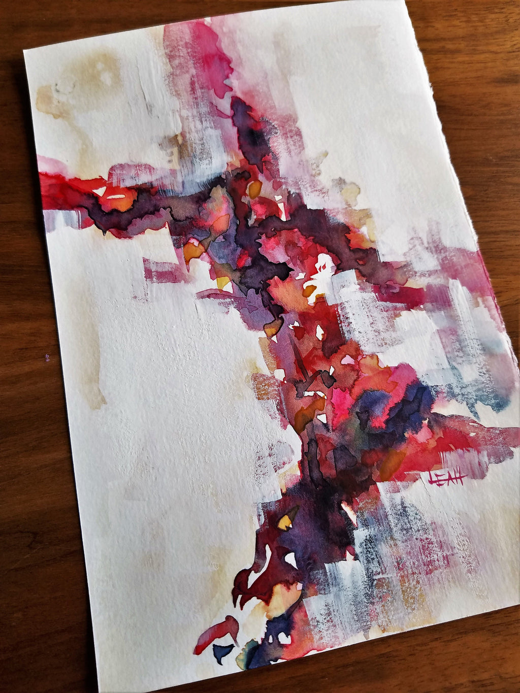 Free Form - watercolor on paper