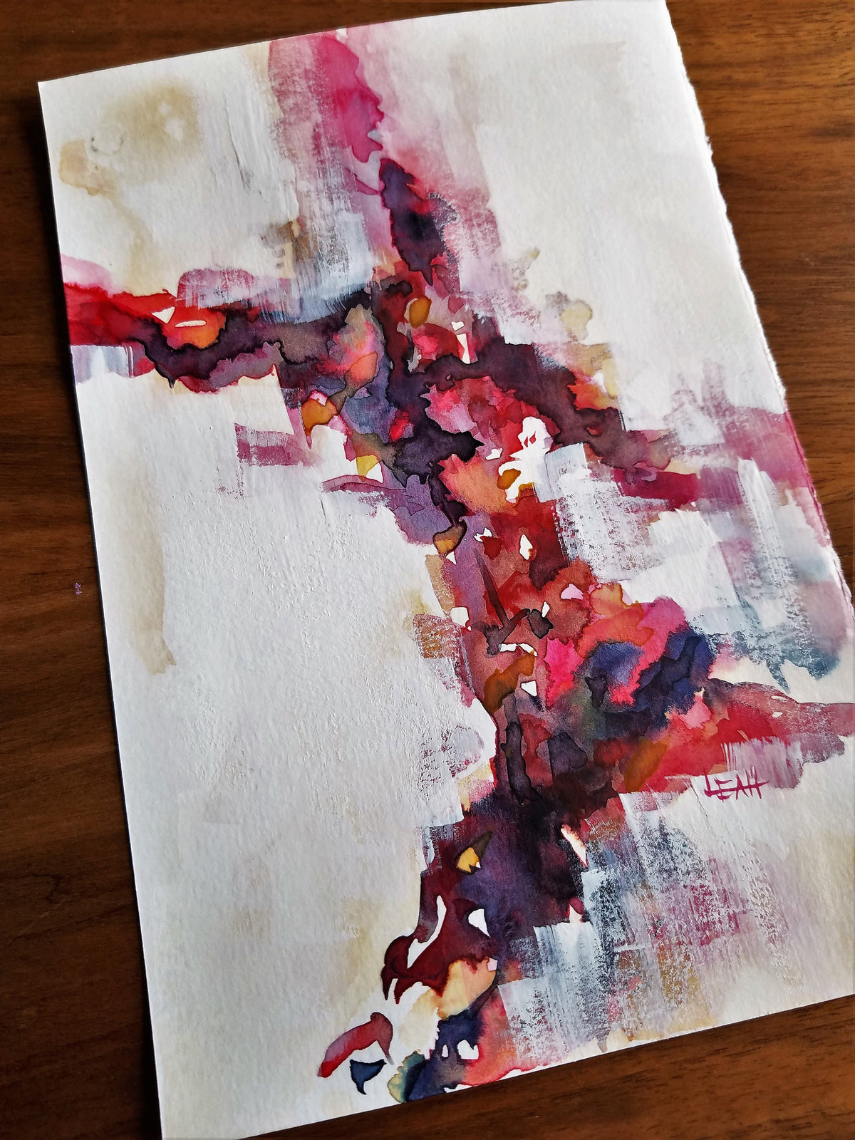 Free Form - watercolor on paper