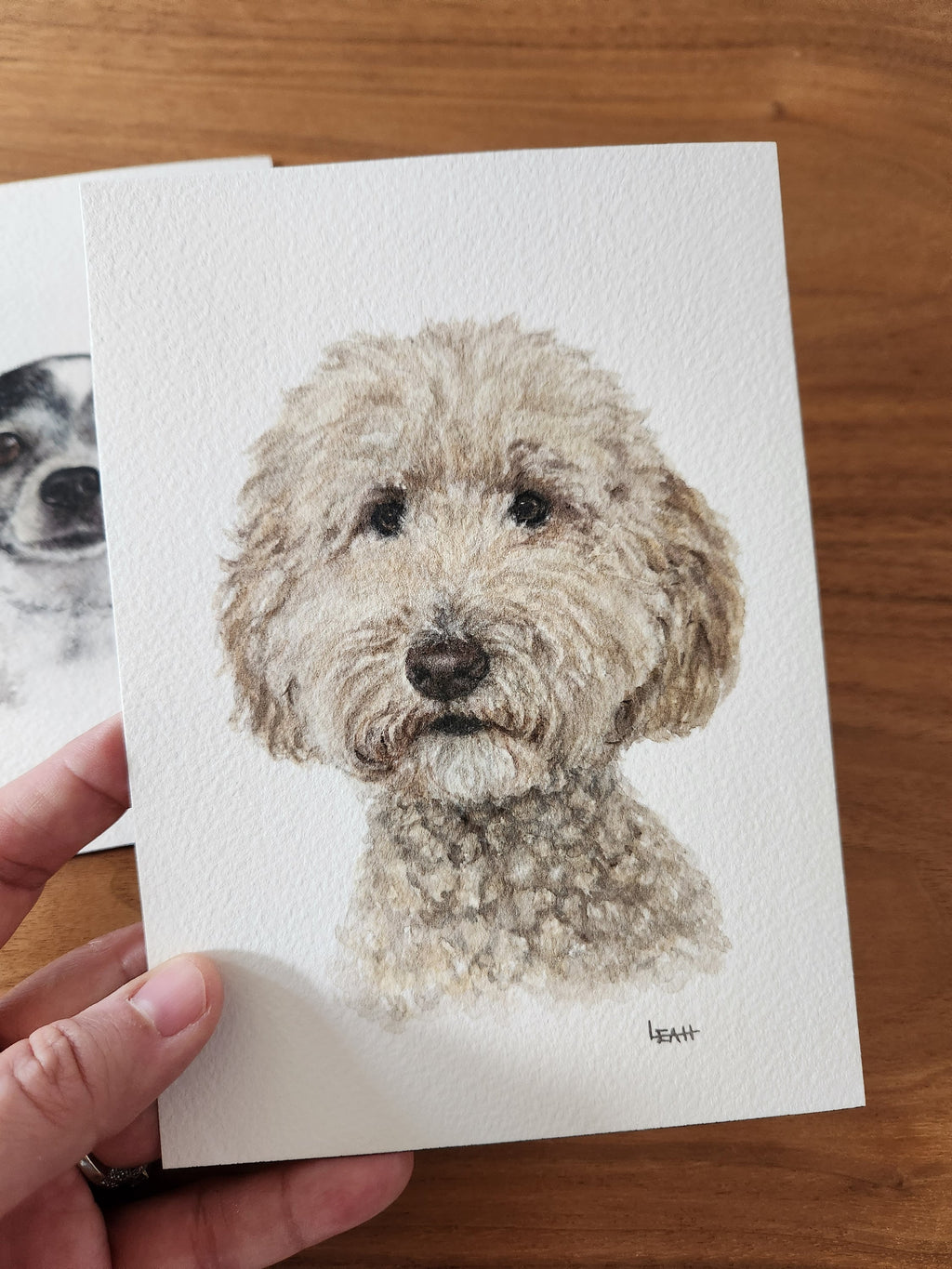 Small Custom Watercolor Pet Portrait, Original Painting (5x7 or 5x5 inch)