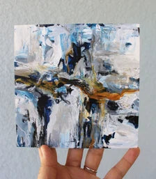 Chasm 2 - mixed media
