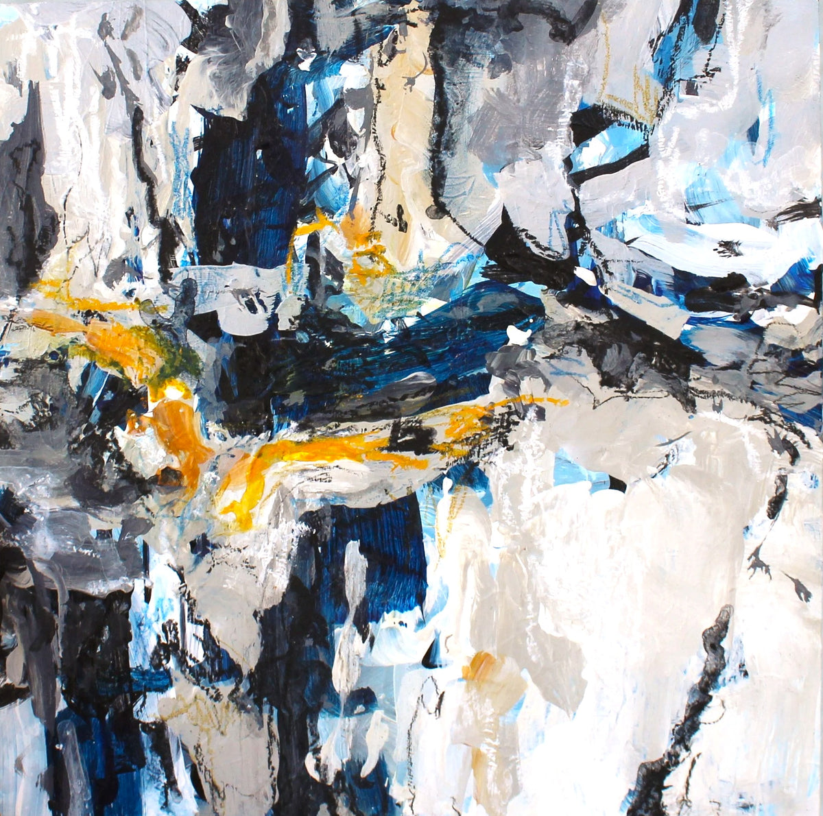 Chasm - mixed media